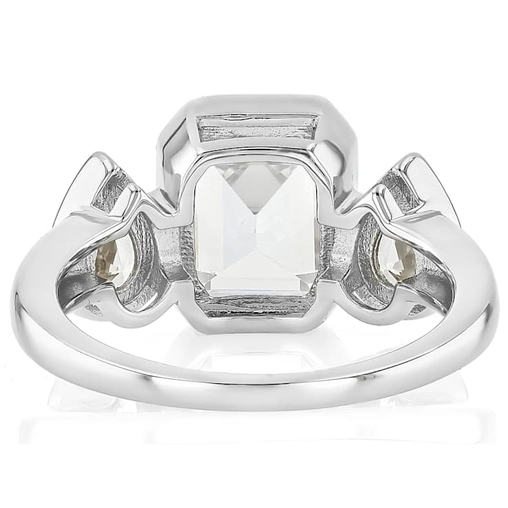 Round CZ Cocktail Ring 2.32ctw In Sterling Silver