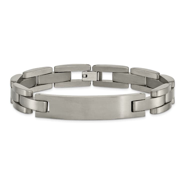 Titanium Brushed ID Bracelet