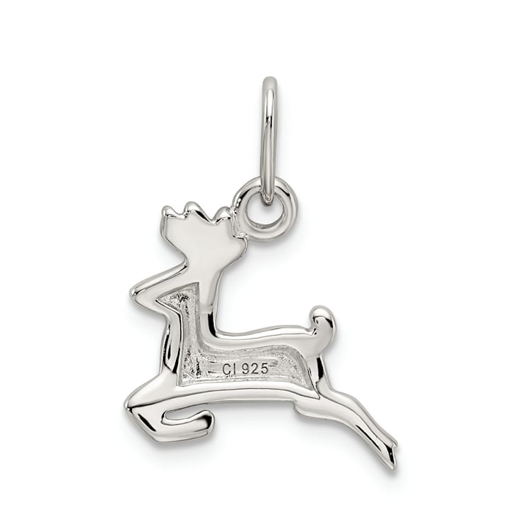 Sterling Silver Running Deer Charm