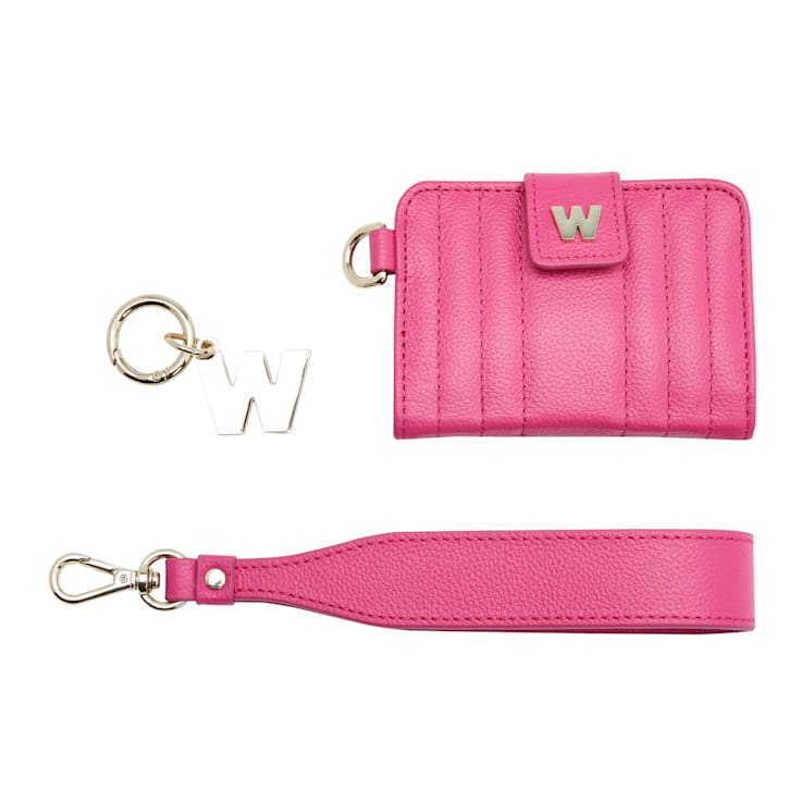 Mimi Pink Credit Card Holder with Wristlet