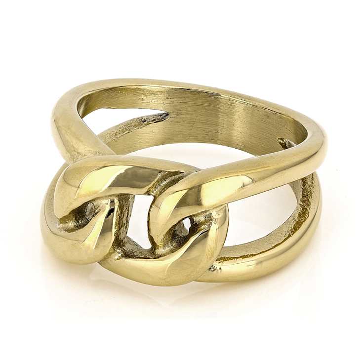 Gold-Tone Knot Ring