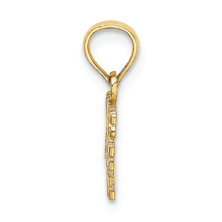 10K Yellow Gold DADDYS LITTLE GIRL Charm