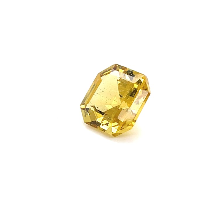 Canary Apatite 15mm Asscher Cut 14.03ct