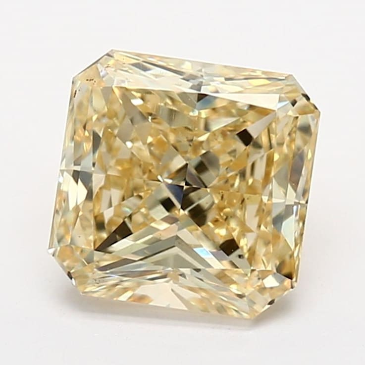 2.00ct Intense Yellow Radiant Cut Lab-Grown Diamond VS1 Clarity IGI Certified