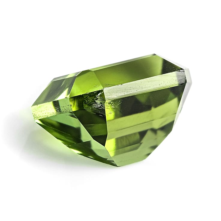 Green Tourmaline 6.8x5.3mm Emerald Cut 1.64ct