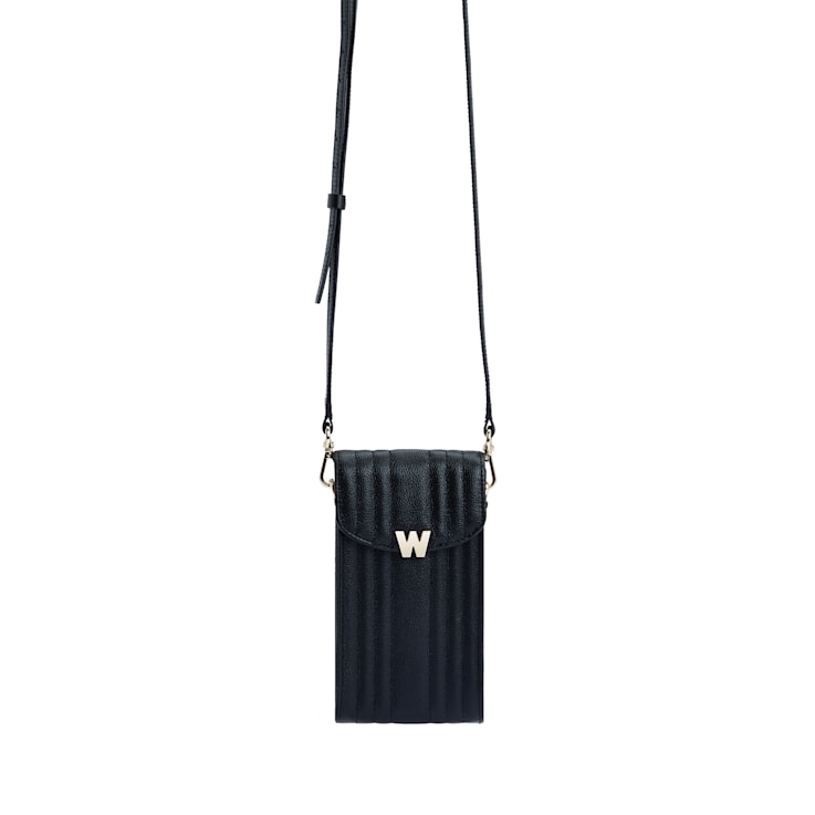 Mimi Black Phone Case with Wristlet
