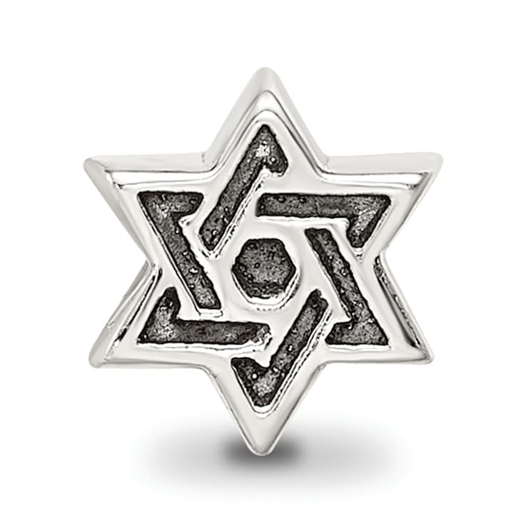 Sterling Silver Star of David Bead