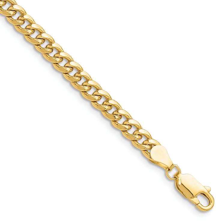 14k Yellow Gold 4.5mm Miami Cuban Link 26 Inch Chain