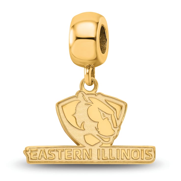 14K Yellow Gold Over Sterling Silver LogoArt Eastern Illinois University
Small Dangle Bead