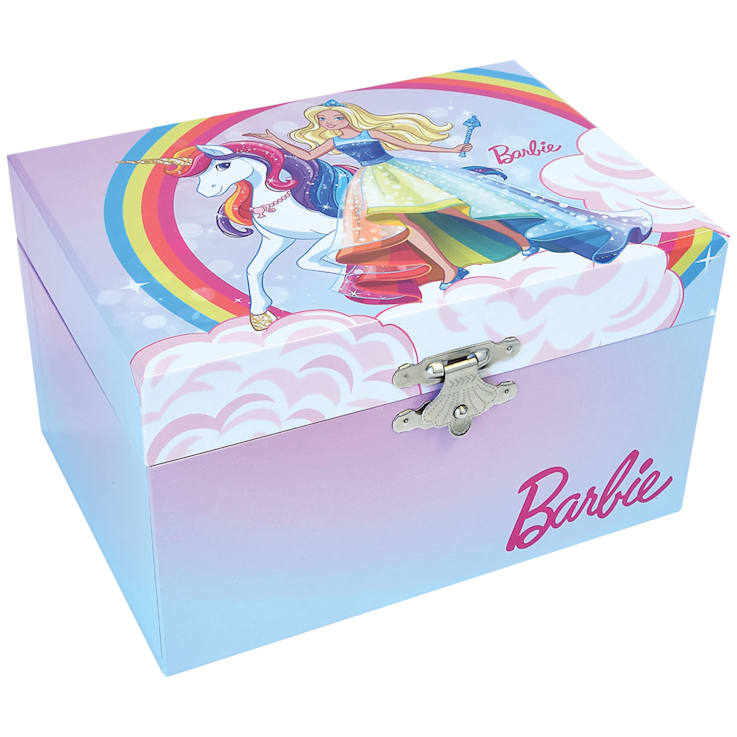 Mele and Co Barbie Unicorn Jewelry Box
