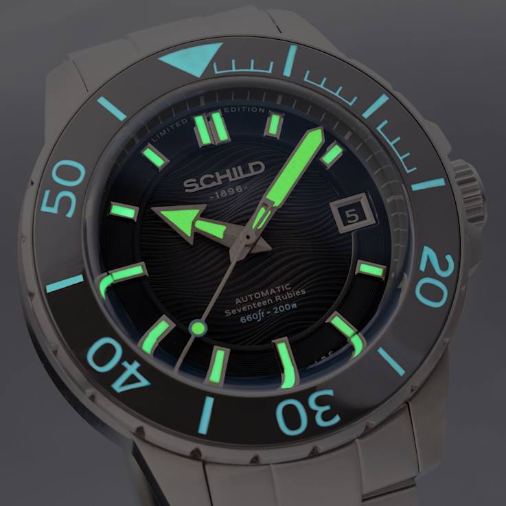 Schild Hermann Swiss Automatic Gray Dial White Stainless Steel Band
Limited Edition Watch