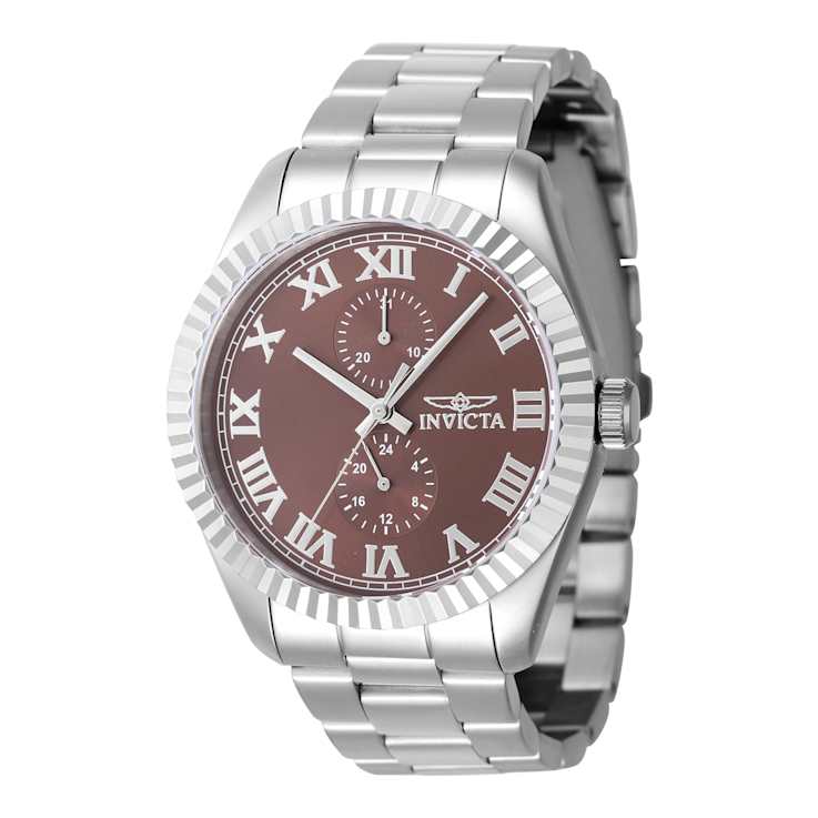 Invicta Specialty 43mm Copper Color Dial Stainless Steel Quartz Watch