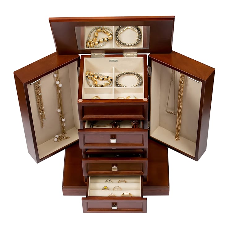 Mele and Co Thea Wooden Jewelry Box