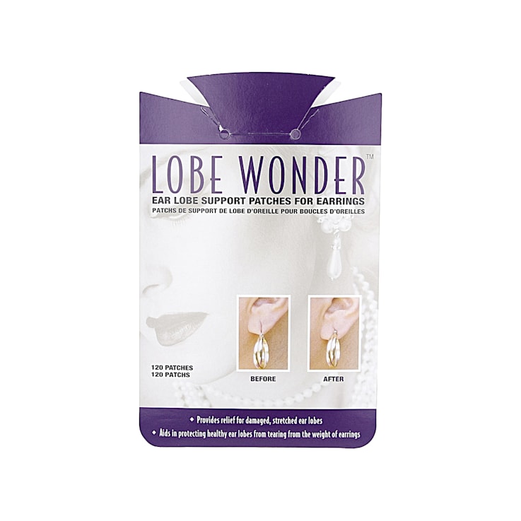 Lobe Wonder Ear Lobe Support Patches for Earrings appx 120 Patches