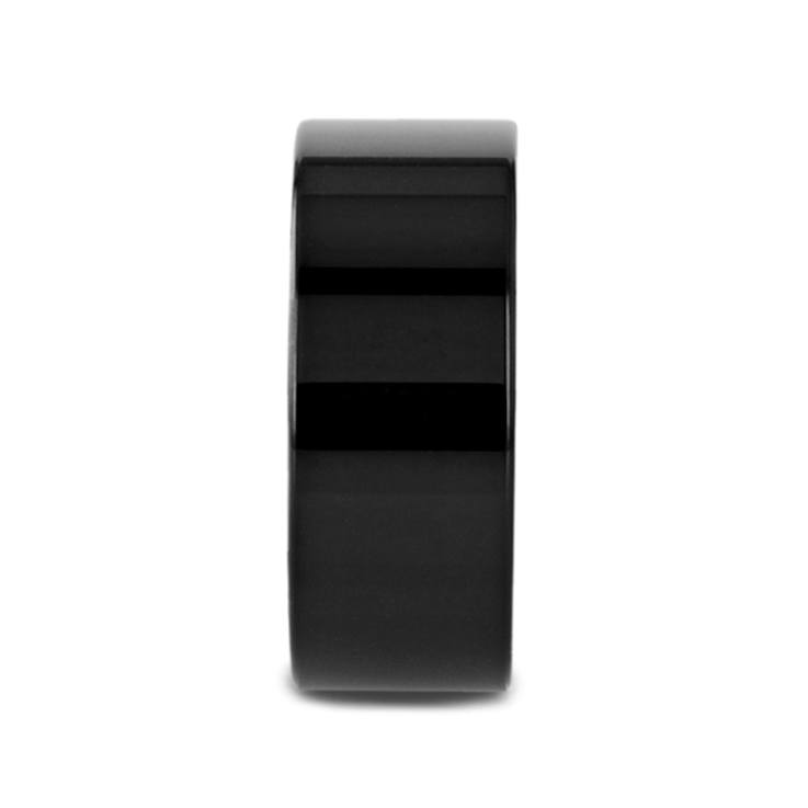 MORPHEUS Flat Black Tungsten Ring 10mm