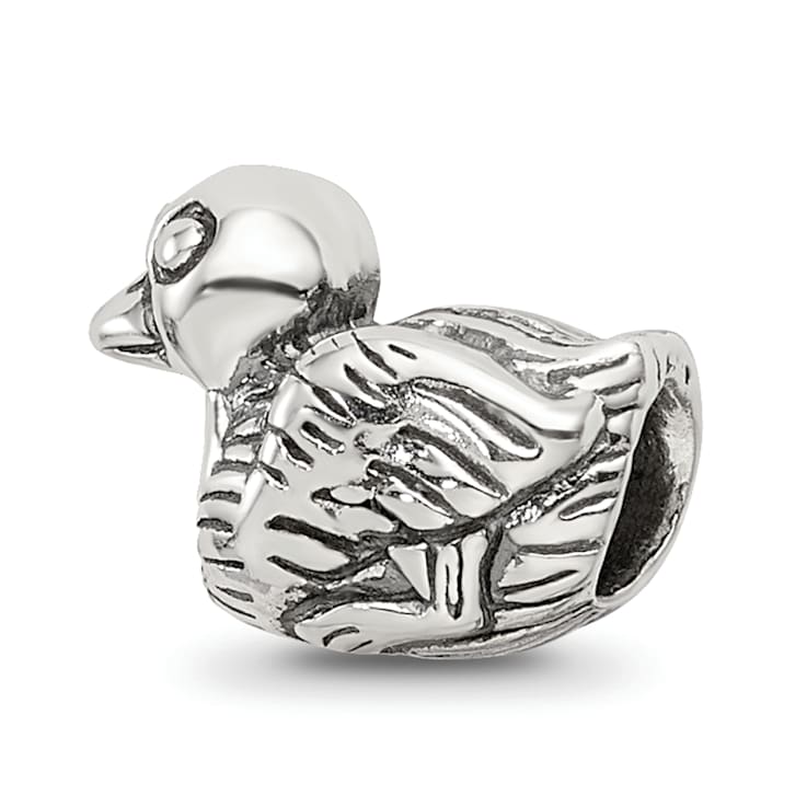 Sterling Silver Duck Bead