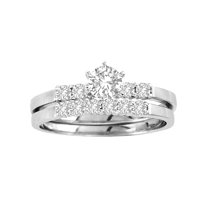 0.55ctw Diamond Engagement Ring in 14k White Gold