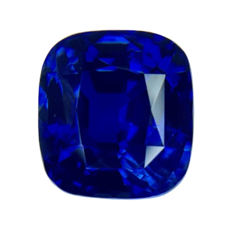 Sapphire Loose Gemstone Unheated 10.5x9.8mm Cushion 7.03ct
