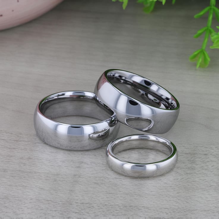 DOMINUS Domed Tungsten Carbide Ring 8mm