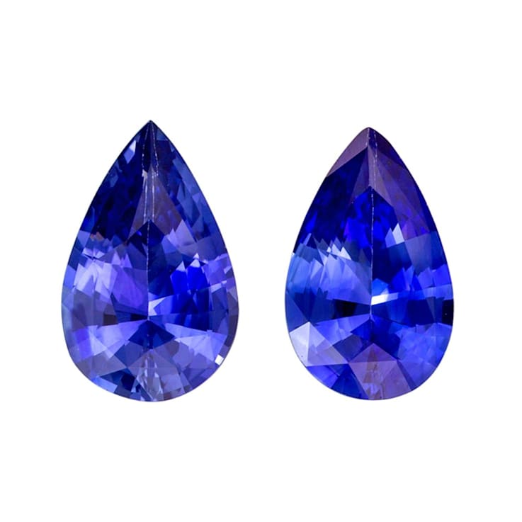 Sapphire 8x5mm Pear Shape Matched Pair 1.51ctw