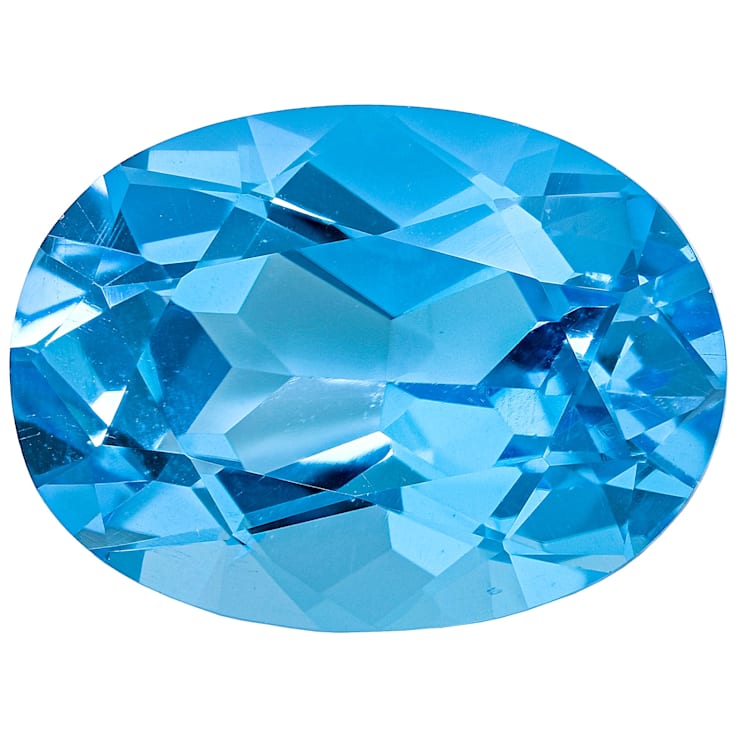 Oval blue deals topaz