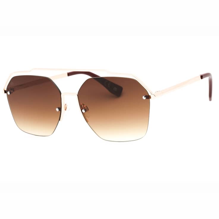Prive Revaux One Champagne Gold Tone Round Frame / Merlot Brown Gradient
Lenses Sunglasses