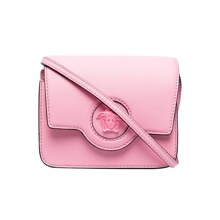 Versace pebbled leather crossbody outlet