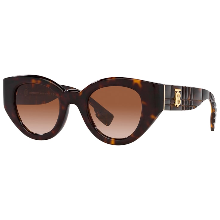 Burberry Women s Meadow 47mm Dark Havana Sunglasses 17BLQA