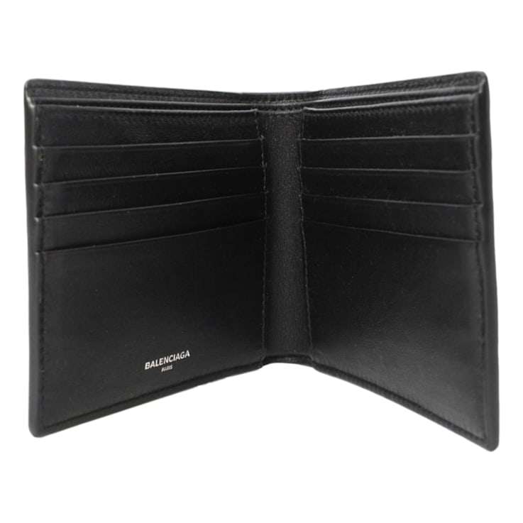 Balenciaga Men's Bifold Leather Wallet | Neiman Marcus