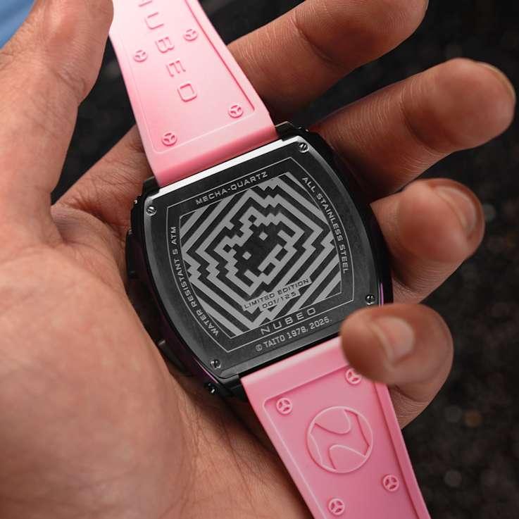 Nubeo Magellan Chronograph Space Invaders Purple Stainless Steel Band
Limited Edition Watch