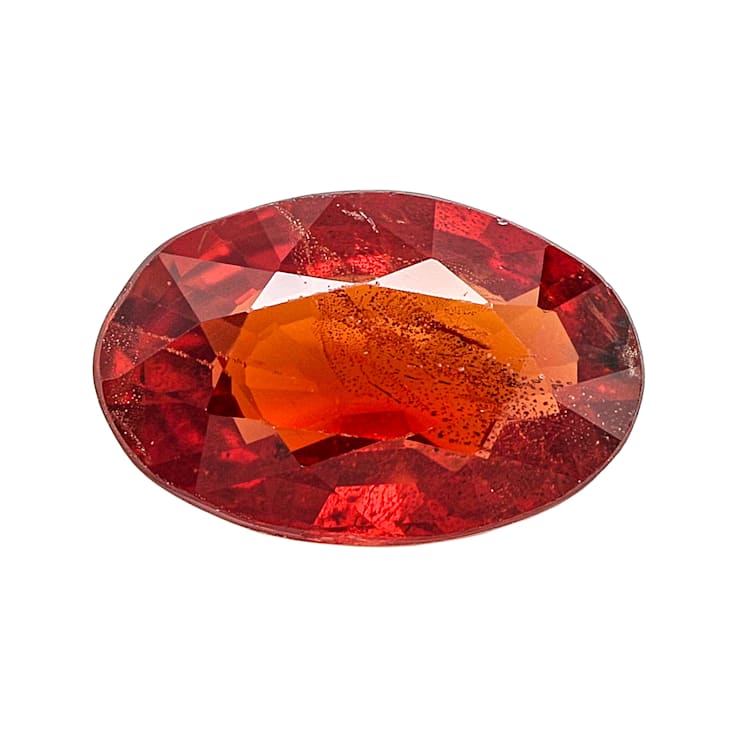 Orange Sapphire 6x4mm Oval 0.40ct