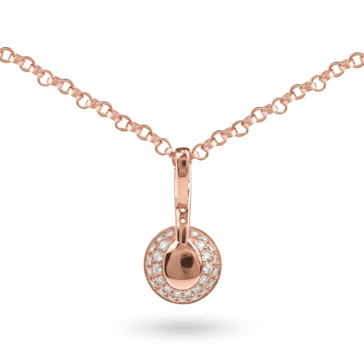 Natural Purple Amethyst 14 K Gold Round Shape Over Sterling Silver
Pendant with Chain