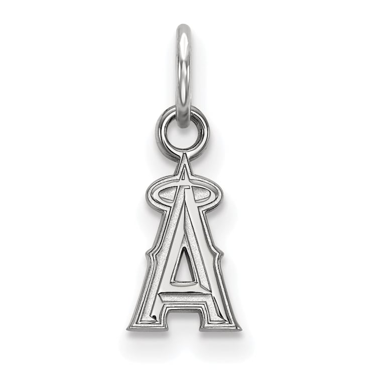 Rhodium Over Sterling Silver MLB LogoArt St. Louis Cardinals