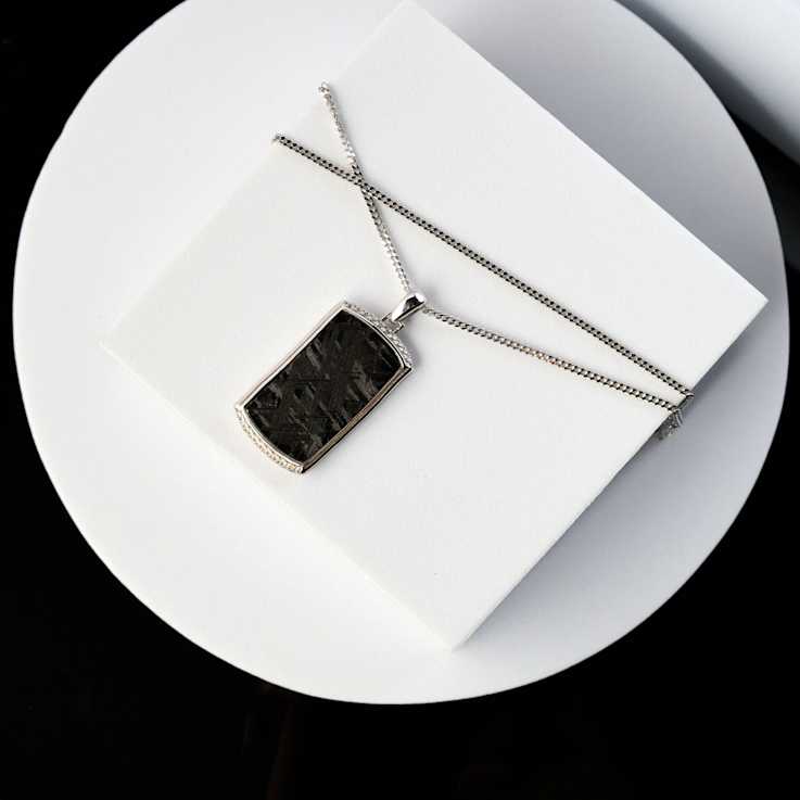 Vezeto Dog Tag Slate Black Meteorite