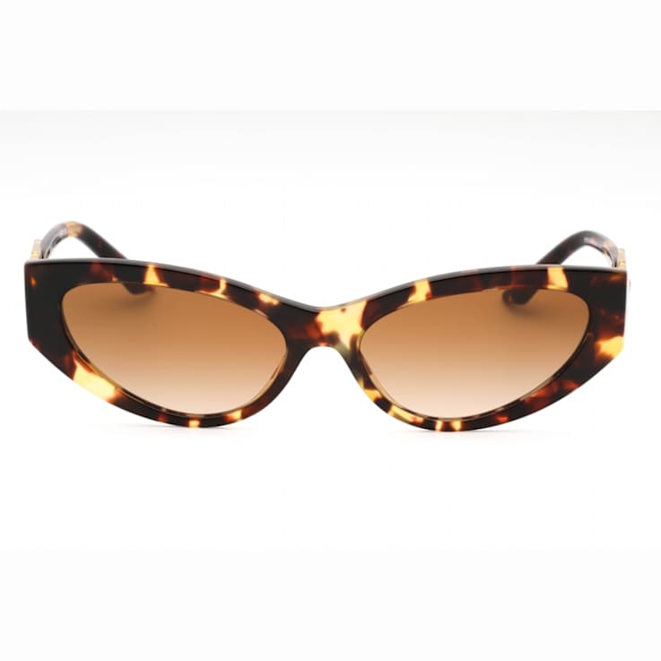 Versace Tortoise Cat Eye Frame / Brown Gradient Lenses Sunglasses