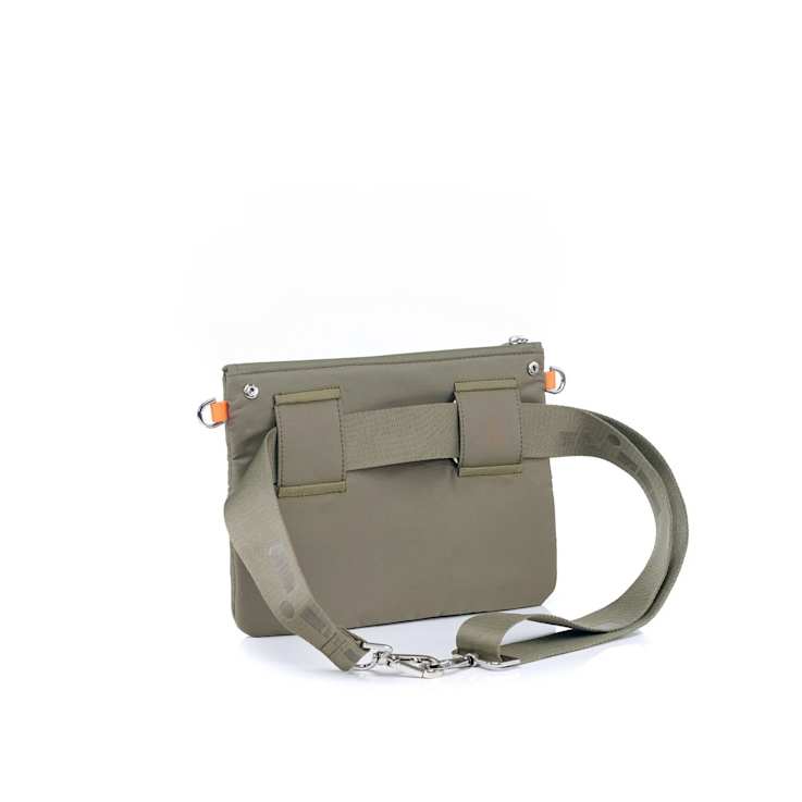 GO Dash Dot 2 Go Arly Messenger Handbag in Olive Orange