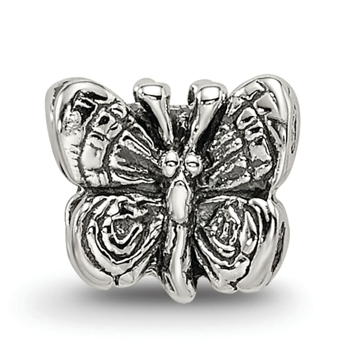 Sterling Silver Butterfly Bead