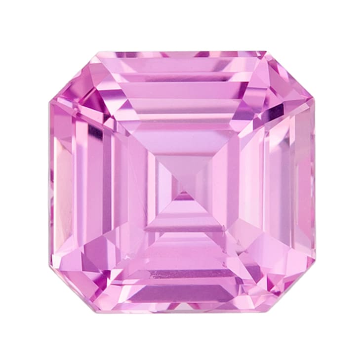 Pink Sapphire Unheated 6.33mm Emerald Cut 1.61ct
