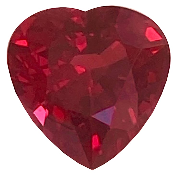 Ruby 7x6.9mm Heart Shape 1.68ct