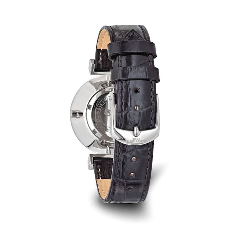 Ladies Charles Hubert Stainless Steel White Dial Watch