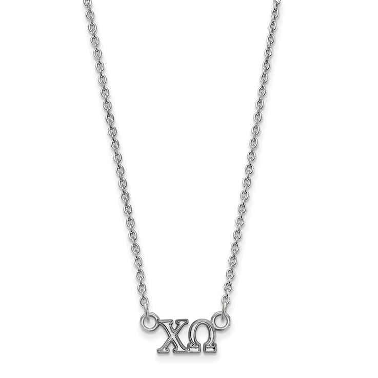 Chi Omega Necklace Limited edition, gold Chi O... - Depop