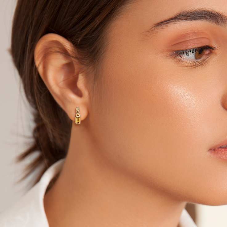 Citrine 14K Yellow Gold Earrings 0.68ctw