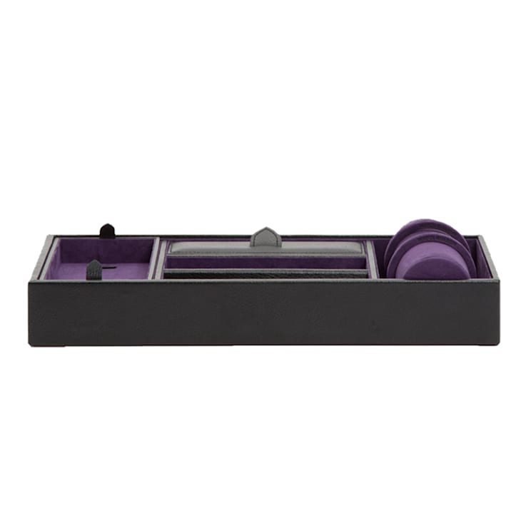 Blake Black Valet Tray with Cuff