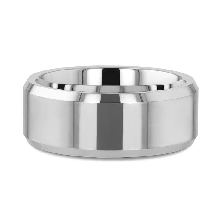 CORINTHIAN Beveled Tungsten Carbide Ring 10mm