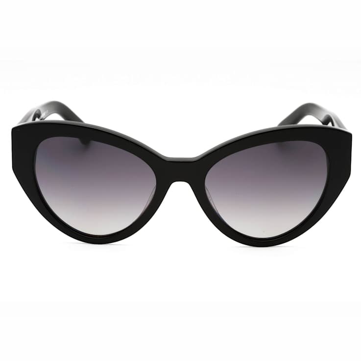 Kate Spade Paisleigh Black Cat Eye Frame / Gray Lenses Sunglasses