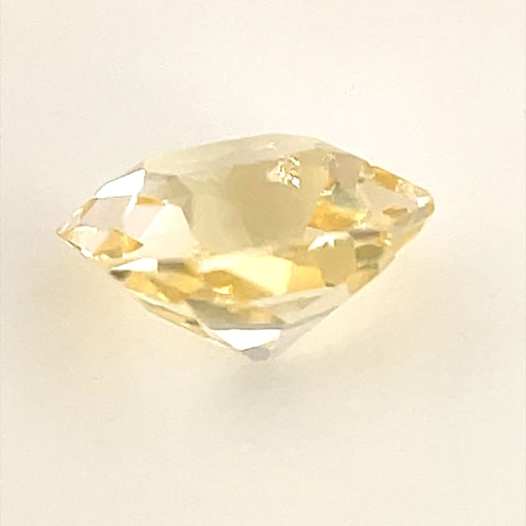 Yellow Sapphire Loose Gemstone Unheated 5.0x4.5mm Radiant Cut 0.54ct