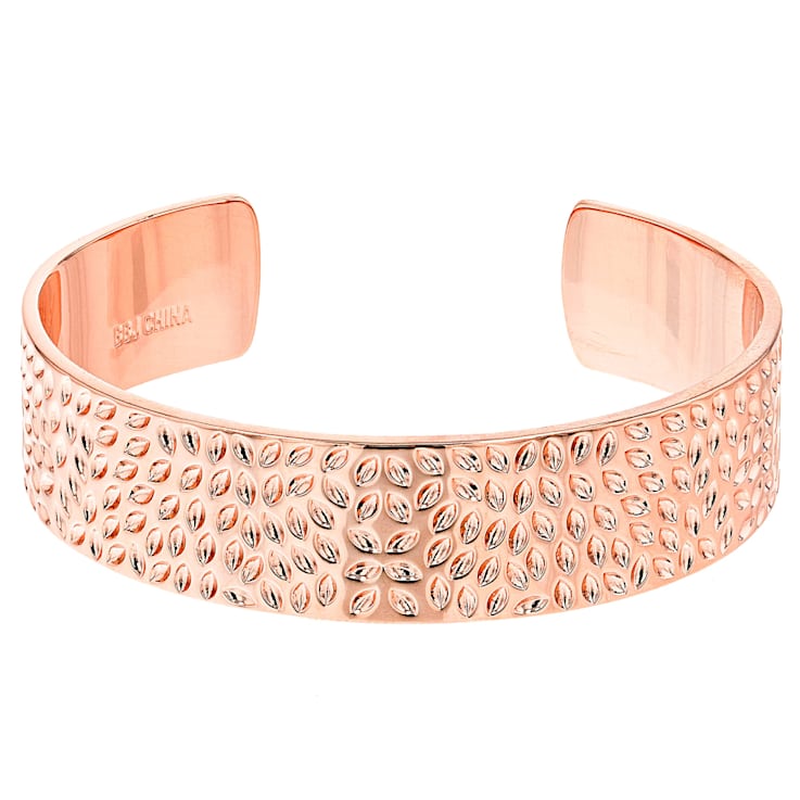 Textured Copper Cuff Bracelet