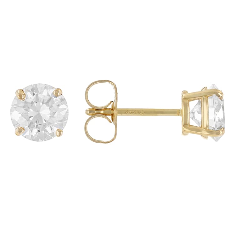 Lab-Grown Diamond Stud Earrings In 14K Gold 1.50ctw