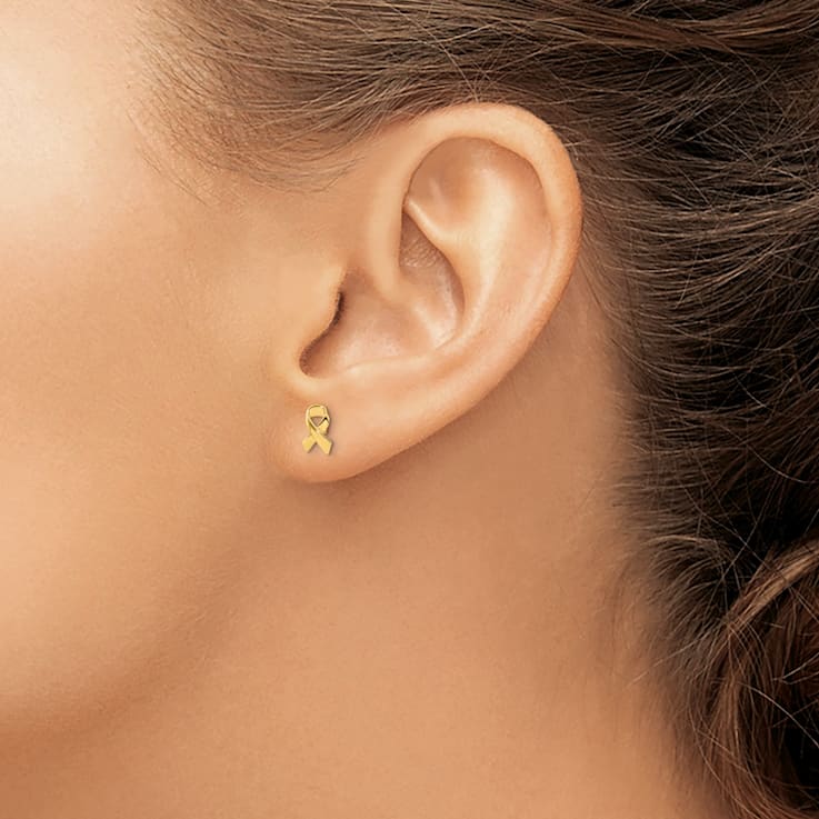 ピアス wing bling 14k post chable ribbon one touch ring earrings Amazon.com: PAVOI 14K Rose Gold Convertible Link and