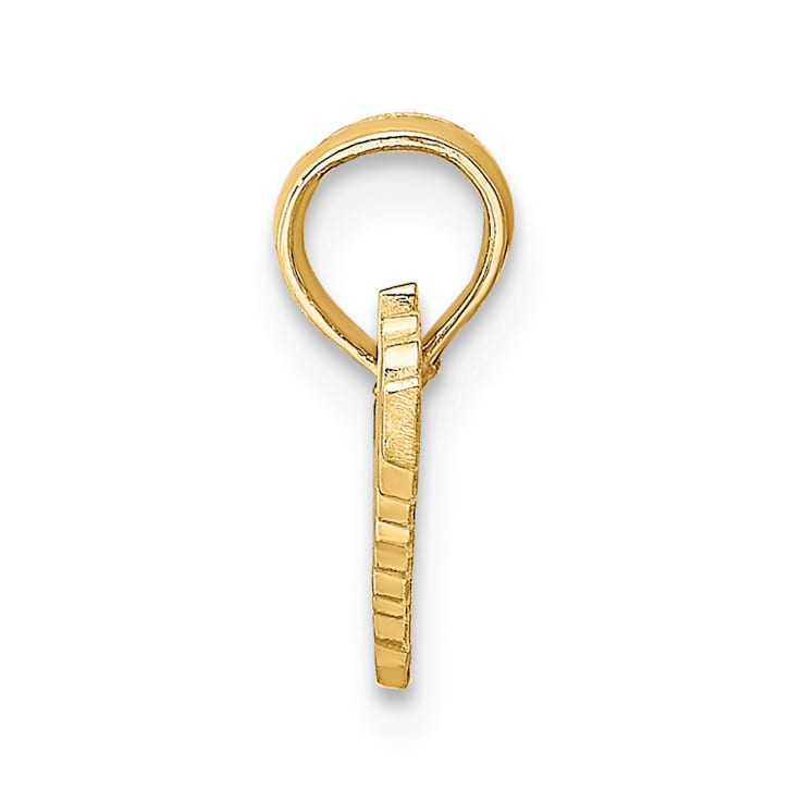 14k Yellow Gold Teacher Pendant